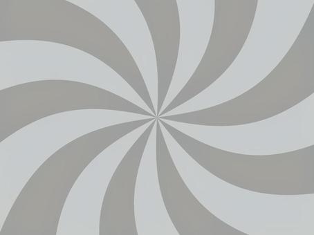 モノクロのツイスト柄の背景 ツイスト,背景,ねじれ,渦巻,モノクロ,グレー,集中,二色,放射,ベクターのイラスト素材
