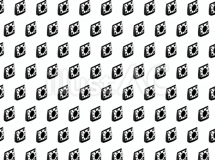 熱中症タブレット柄(モノクロ) 塩飴,熱中症対策,塩分補給のイラスト素材