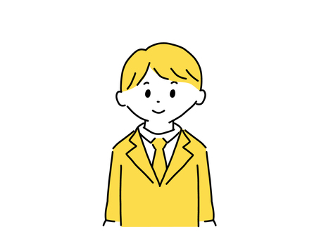 スーツを着たビジネスマン ビジネスマン,スーツ,サラリーマン,会社員,ビジネス,仕事,営業,男性,企業,ネクタイのイラスト素材