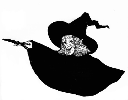 魔女 魔女 魔女,おばあさん,ハロウィンのイラスト素材