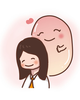 微笑む守護霊様と、かわいい女の子 守護霊,ご先祖様,女の子,見守る,微笑みのイラスト素材