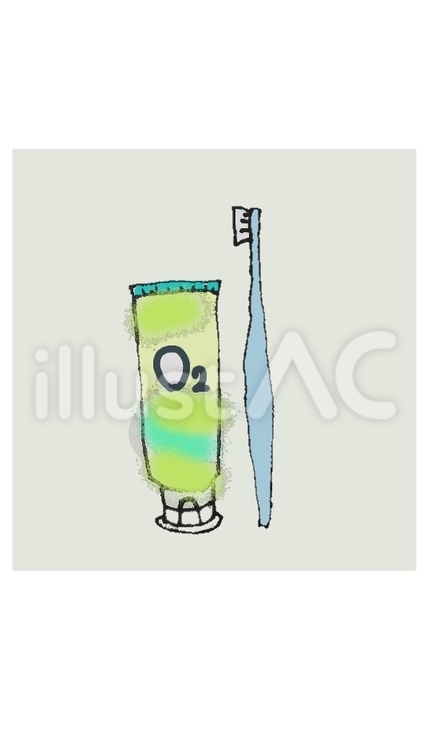 歯ブラシと歯磨き 歯ブラシ,歯磨き,朝のイラスト素材