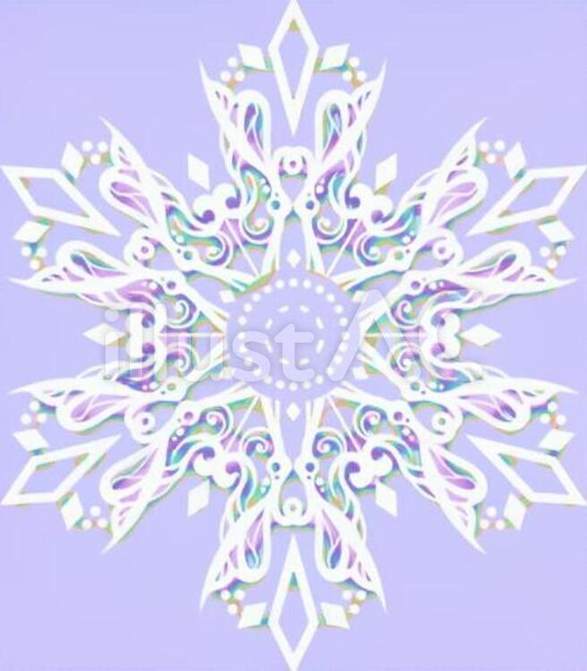 雪の結晶　２２ 雪の結晶,ユキ,雪のイラスト素材