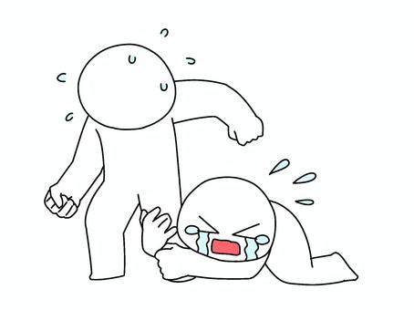 泣きつく 泣きつく,号泣,すがる,しがみつく,困惑,人物,二人,懇願,願い,汗のイラスト素材