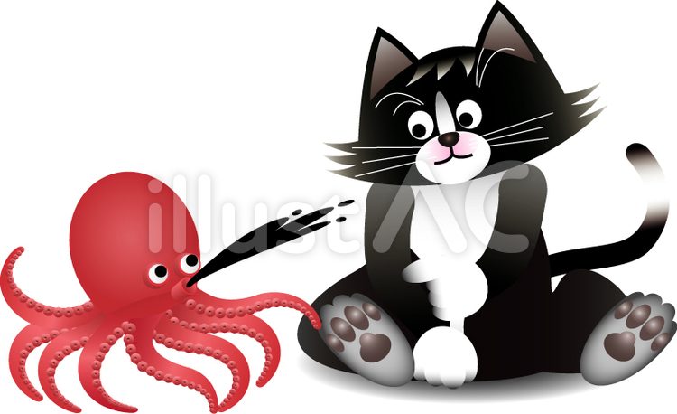 kf_16000si06 猫,ねこ,ネコのイラスト素材