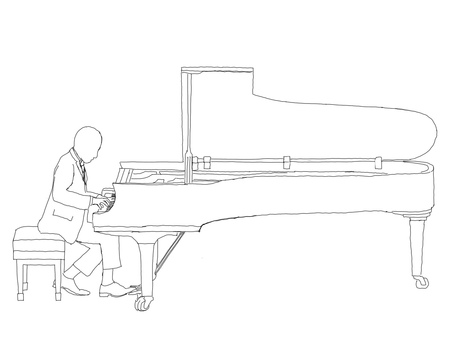 piano, piano, handwriting, performance, JPG and PNG