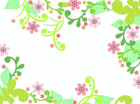 Illustration, ढांचा, फूल, पौधा, 