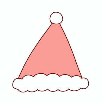 サンタ帽子 クリスマス,サンタ,帽子,線画,可愛い,ゆるい,手描き,デコレーション,素材,挿絵のイラスト素材
