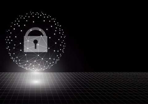 テクノロジーとサイバーセキュリティ デジタル,サイバー,セキュリティ,鍵,テクノロジー,幾何学,ライン,グリッド,空間,スタイリッシュのイラスト素材