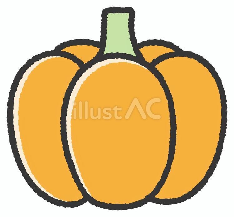 かぼちゃ05 ハロウィン,かぼちゃ,カボチャのイラスト素材