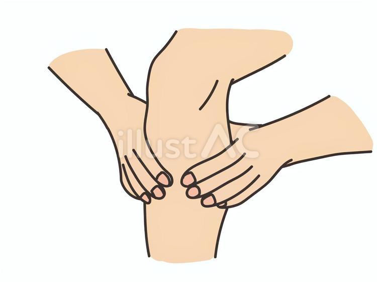 指輪っかテスト　掴めない 指輪っかテスト,指輪っか,サルコペニアのイラスト素材