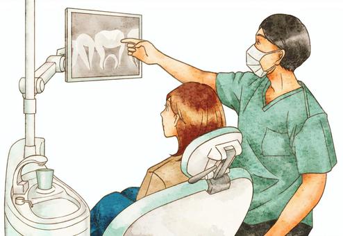 Explanation of treatment (dentistry), JPG and PNG Explanation of treatment (dentistry), clinical practice, consultation, description, JPG and PNG