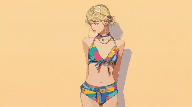 ポニーテールの女の子