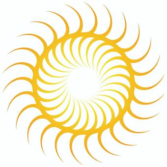 Illustration, rising sun, sun, icon, 