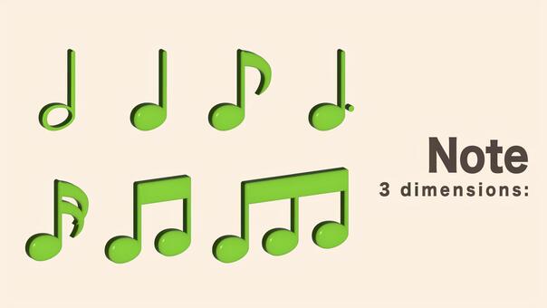 Illustration, note, musical score, plump, 