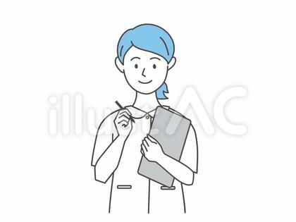 病室を回る看護師の女性