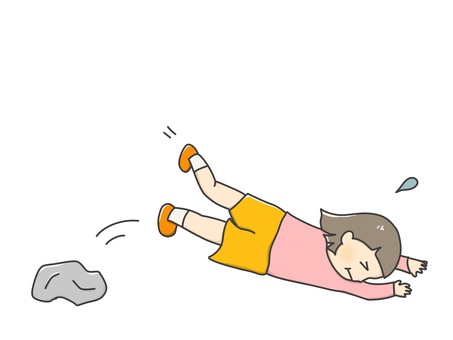 falling girl, girl, fall down, toppling over, JPG and PNG