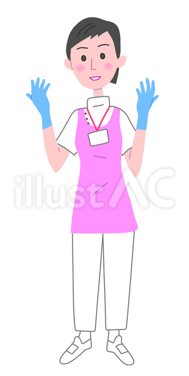 ナースウェア ナースウェア,看護師,職業のイラスト素材