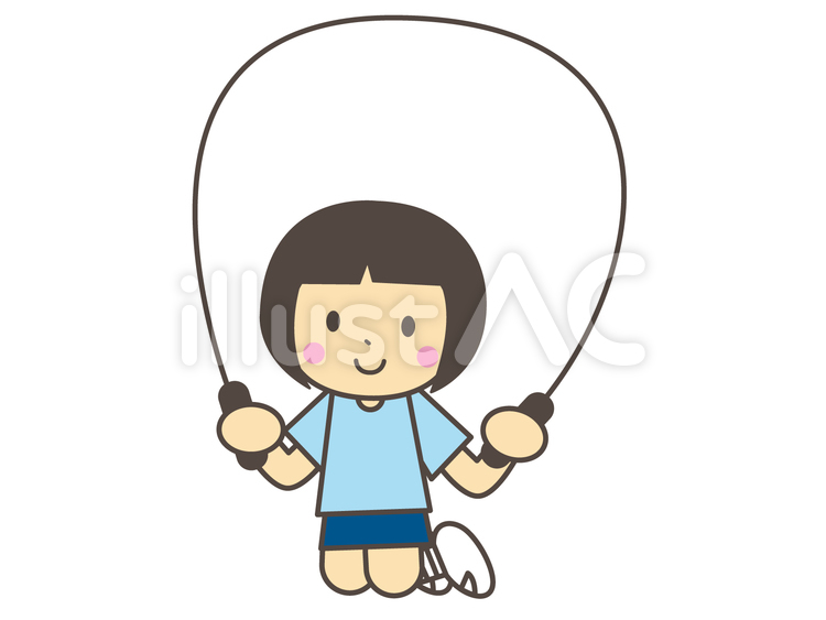 なわとび なわとび,運動,外遊びのイラスト素材