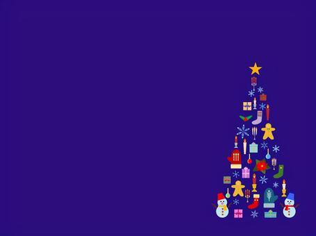 クリスマスツリーの壁紙（行事27）  クリスマスツリー,クリスマス,背景,壁紙,かわいい,きれい,カラフル,おしゃれ,バックグラウンド,コピースペースのイラスト素材