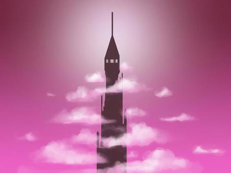 Illustration, tower, fantasy, building, 