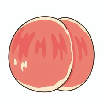 Peach, peach, fruit, food, JPG, PNG and AI