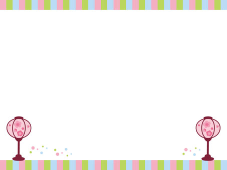 Hinamatsuri Frame 02, hina matsuri, frame, decorative ruling, JPG, PNG and AI