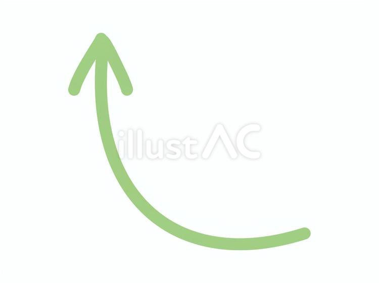 手書きの矢印10 矢印,やじるし,矢じるしのイラスト素材