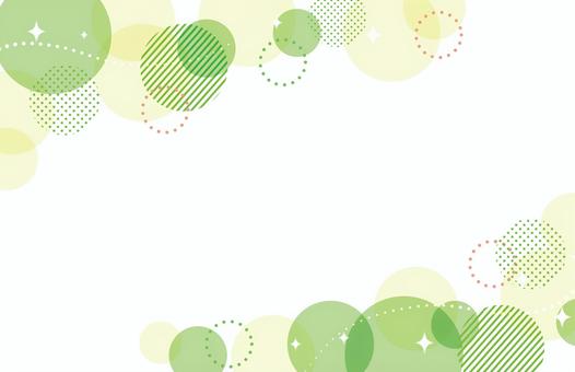 Illustration, polka dot, green, stylish, 