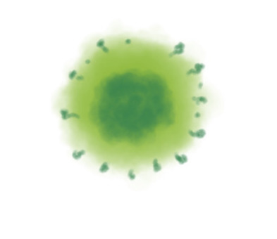 Illustration, bakteri, virus, mould, 