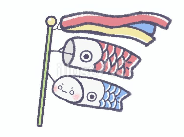 鯉のぼりあざらし 鯉のぼり,こどもの日,端午の節句のイラスト素材