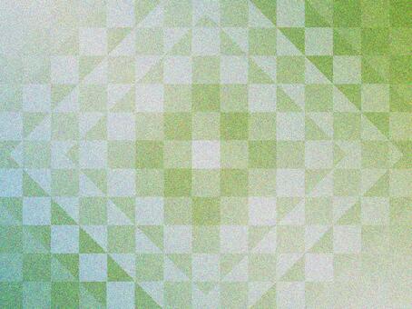 キルト背景004_A+N キルト,模様,図案,図柄,デザイン,四角,三角,みどり,緑色,黄緑のイラスト素材