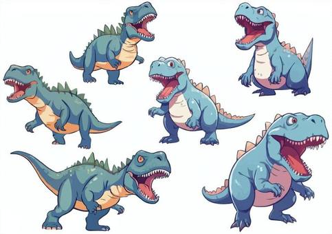 Illustration, tyrannosaurus, dinosaur, reptiles, 