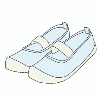 靴　上履き 靴,上履き,学校,土足厳禁,土足禁止,体育館,上靴のイラスト素材