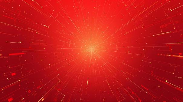 Illustration, red, burst, beautiful, 