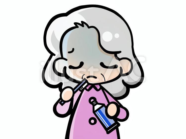  歯磨き20180622-3 歯磨き,痛い,歯ブラシのイラスト素材