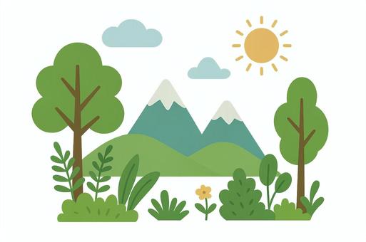 自然をテーマにしたイラスト10