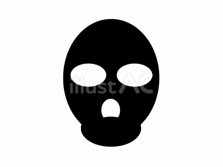 覆面 覆面,不審者,強盗のイラスト素材