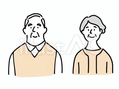 老夫婦 おじいさんとおばあさんのセット
