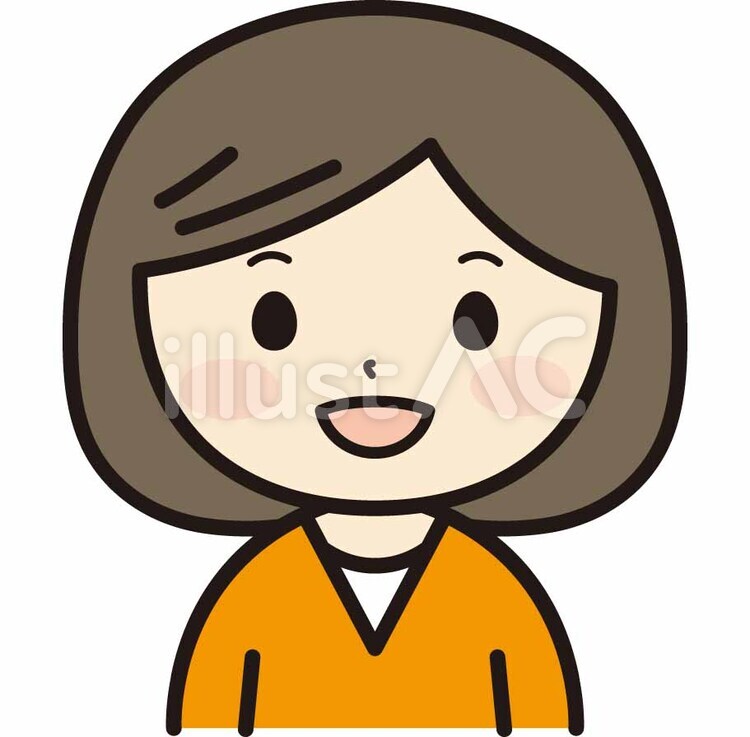 笑顔の女性 女性,笑顔,人物のイラスト素材
