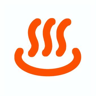 温泉マーク 温泉,温泉マーク,hot,spring,おんせん,onsen,マーク,イラスト,アイコン,シンプルのイラスト素材