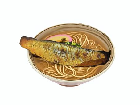 年末の年越しそばである縁起物のニシン蕎麦 ニシン,年越し,蕎麦,蒲鉾,麺類,食事,丼のイラスト素材