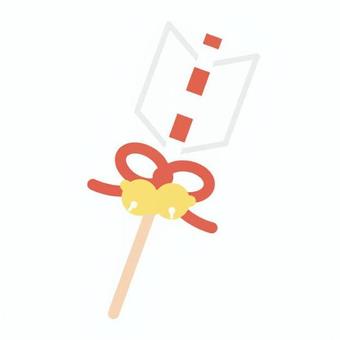 破魔矢 破魔矢,矢,弓,飾り,結び紐,鈴,お守り,日本,縁起物,伝統のイラスト素材