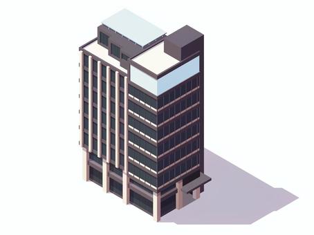 Illustration, building, business, isometric, 