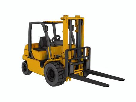 建設土木工事現場や運送業のフォークリフト フォークリフト,運送業,建設業,土木,建築,工事,建設,機械,安全,現場のイラスト素材