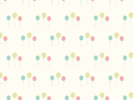 Heartwarming cute balloon background, , JPG, PNG and AI