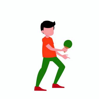 卓球 010 卓球,ピンポン,スポーツ,男性,運動,ラケット,アクティブ,イラスト,トレーニング,試合のイラスト素材