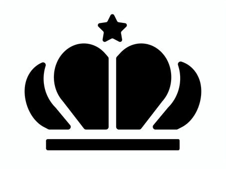 シンプルな王冠のイラスト 王冠,冠,クラウン,金,上位,権威,クイーン,王,勲章,ランキングのイラスト素材