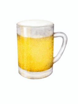 Illustration, beer, a mug, health, 