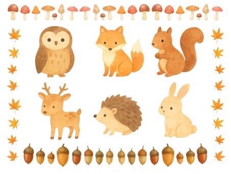 秋の森の仲間たち2